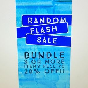 20% OFF BUNDLES OF 3 OR MORE ITEMS